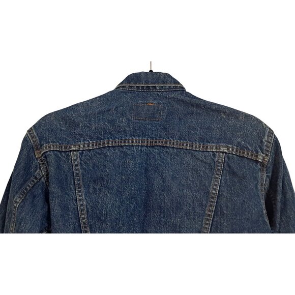 Vintage 1980s Levis Type III Trucker Jacket Kids M USA Womens XS/S Cropped - Picture 8 of 9